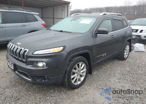 2014 Jeep Cherokee Limited z USA, uszkodzony, nr VIN 1C4PJMDS4EW207106